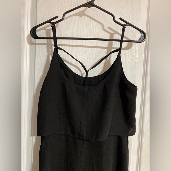 Abercrombie & Fitch Flowy Mini Spaghetti Strap Fancy Back Dress Size Small - Picture 6 of 9